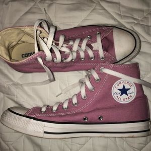 Pink High Top Converse
